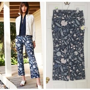 NWT Spartina 449 Maren Kick Flares In Hamilton Floral Block